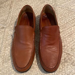 Johnston & Murphy Men’s Smooth Grain Leather Loafers Size 10M